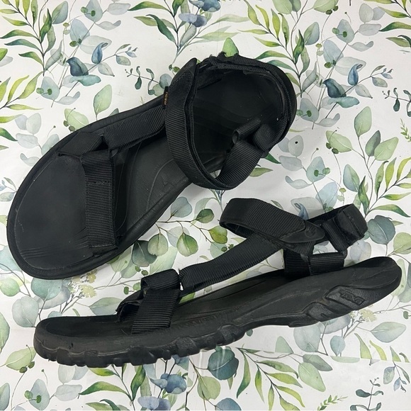 Teva Black Hurricane 4 Sport Sandals 12 - Picture 7 of 7
